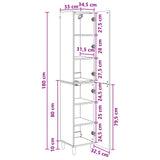 Cabinet Set 2 pcs Engineered Wood 3416716
