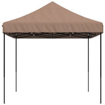 ZNTS Foldable Party Tent Pop-Up Brown 410x279x315 cm 4005012