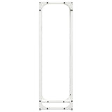 Firewood Rack White 25x25x80 cm Cold-rolled steel 864264
