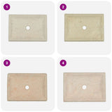 Sink Cream 50x35x10 cm Marble 149162