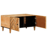 Coffee Table Brown 80 x 50 x 40 cm Solid Mango Wood 4018921