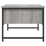 Coffee Table Grey Sonoma 101x49x39.5 cm Engineered Wood 837740