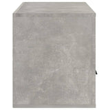 TV Cabinet Concrete Grey 100x35x40 cm Engineered Wood 816812