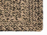Area Rugs Natural and Black 60 x 400 cm Jute 42010491