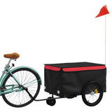 Bike Trailer Black and Red 30 kg Iron 94097