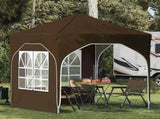 Pop-up Party Tent 192 x 192 x 245 cm Taupe 42019828