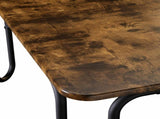 Coffee Table Smoked Oak 100 x 100 x 45 cm Engineered Wood 8007740