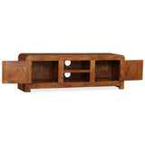 TV Cabinet Solid Wood with Honey Finish 120x30x40 cm 244679