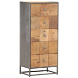 Drawer Cabinet 45x30x100 cm Solid Reclaimed Wood 286529