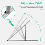 ZNTS Solar Panel Brackets Adjustable Angle Mounting Frame Shed Boat Ground Mount M 79372870