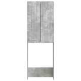 Toilet Cabinet ZWOLLE Concrete Grey 66 x 25.5 x 190 cm 896478