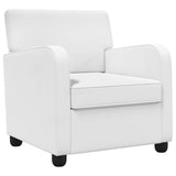 Armchair White Fabric 42043403