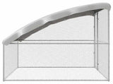 Chicken Cage Silver 2 x 2 x 2 m Galvanised Steel 42008372