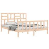 Bed Frame without Mattress 160x200 cm Solid Wood Pine 3193086