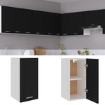 ZNTS Hanging Cabinet Black 29.5x31x60 cm Engineered Wood 801245