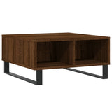 Coffee Table Brown Oak 60x60x30 cm Engineered Wood 827051