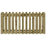 Garden Raised Bed with Fence Design 150x50x70 cm Impregnated Wood Pine 832501