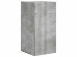 TV Cabinet Set Wall-mounted 2 pcs Concrete Grey Engineered Wood 3408973