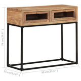 Console Table 90x35x76 cm Solid Acacia Wood 323505