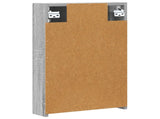 Bathroom Mirror Cabinet Grey Sonoma 40 x 10.5 x 60.5 cm 889028