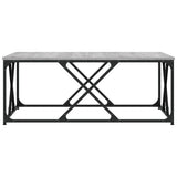 Coffee Table Grey Sonoma 100x100x40 cm Engineered Wood 835367