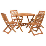 5 Piece Garden Dining Set Solid Wood Acacia 3152902