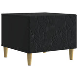 Coffee Table Black 50 x 49 x 40 cm Engineered Wood 895196