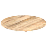 ZNTS Table Top Solid Mango Wood Round 15-16 mm 70 cm 286002