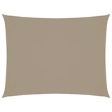 135435 Sunshade Sail Oxford Fabric Rectangular 3,5x5 m Taupe