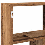 ZNTS Wall Cube Shelf 12 Compartments Old Wood Engineered Wood 860011