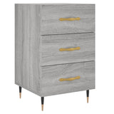 Bedside Cabinet Grey Sonoma 40x40x66 cm Engineered Wood 827642