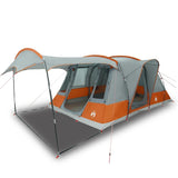 Camping Tent Tunnel 5-Person Grey and Orange Waterproof 4009427