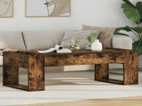 Coffee Table Smoked Oak 110 x 50 x 41 cm Engineered Wood 8000160