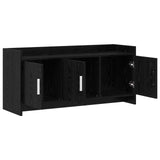TV Cabinet 102 x 33 x 47 cm Black Oak Engineered Wood 8011188