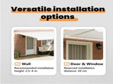Retractable Awning White 450 x 300 x 165 cm 3330983