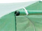 Walk-in Polytunnel Greenhouse, Outdoor Garden Tunnel Greenhouse Tent with Zipped Roll-Up Door and 8 T3398P317732