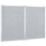 Magnetic Whiteboard Foldable 120x100x1.7 cm Aluminium 4005357