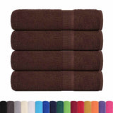 Bath Towels "FROGN" 4 pcs Brown 100x150 cm 360 gsm 136765