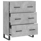 Sideboard Concrete Grey 69.5x34x90 cm Engineered Wood 827880