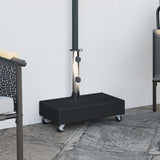 313667 Umbrella Base Black 45x25x8 cm Granite