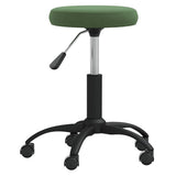 Office Swivel Chair Dark Green Velvet 333177