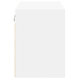 Garage Wall Cabinets 2 pcs White Engineered Wood 860644