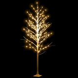 345146 LED White Birch Tree Warm White 240 LEDs 300 cm