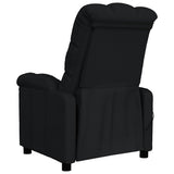 Massage Chair Black Fabric 289808