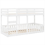 Bunk Bed White 80x200 cm Solid Wood Pine 3308587