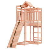 Playhouse with Climbing Wall Solid Wood Douglas 3156875
