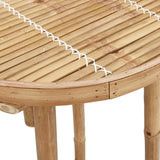 Outdoor Bar Table Round 55x100 cm Bamboo 4108230