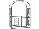 Steel Garden Arch with Gate 61633141