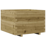 Garden Planter 70x70x49.5 cm Impregnated Wood Pine 847367
