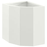 Corner Planter White 30 x 30 x 35 cm Steel 883655